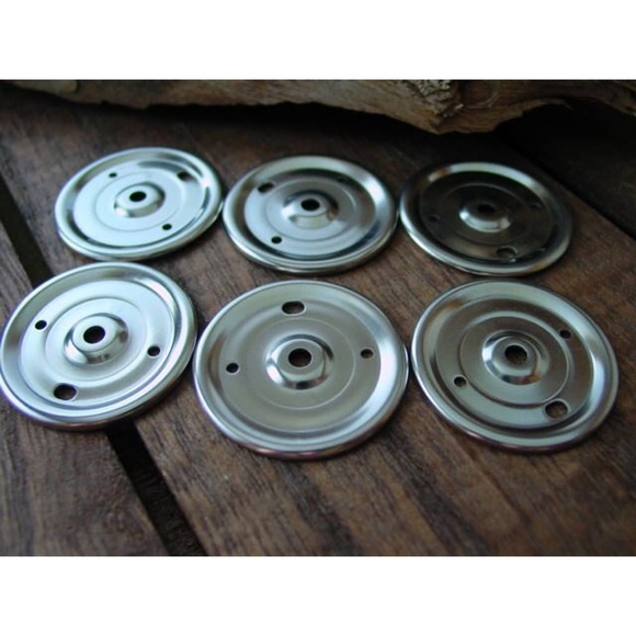 Jewelry Art Supply. Steampunk. Recycled Aluminum Computer Parts. Gears Discs - Picture 2 of 5